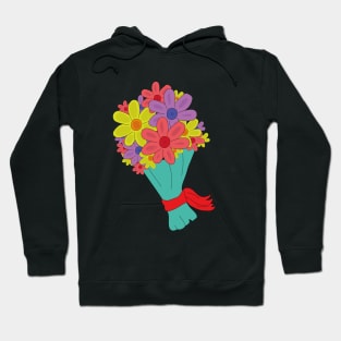 A colorful bouquet of flowers Hoodie